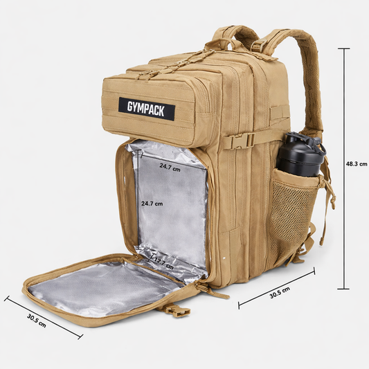 Mochila Aislada 50L – Beige | Gympack Thermal