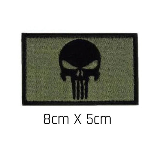 Green Skull Patch