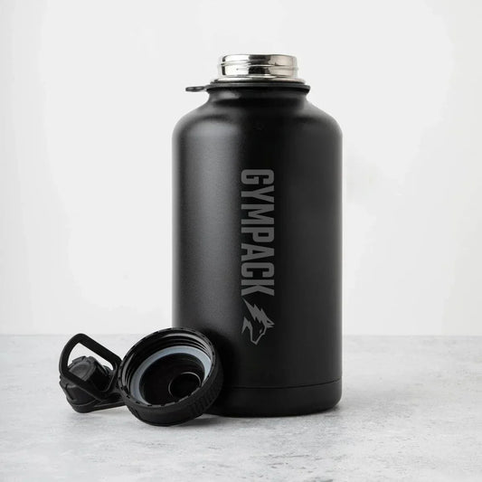 Bouteille d'eau isotherme en acier inoxydable 3,8L | Gympack