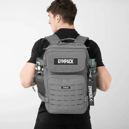 Mochila de Gimnasio 25L – Gris | Gympack Pro