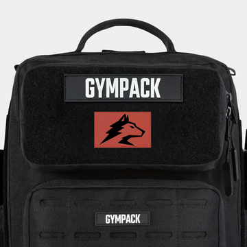 Gympack Wolf Patch Red/Black