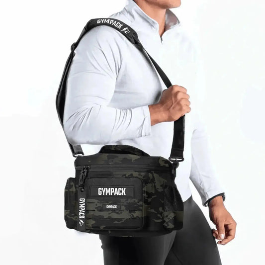 Sac isotherme repas 13L – Camouflage noir | Gympack
