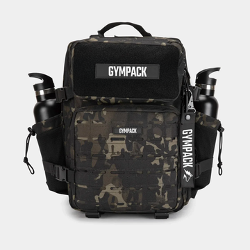 25L Gym Backpack – Black Camo | Gympack Pro