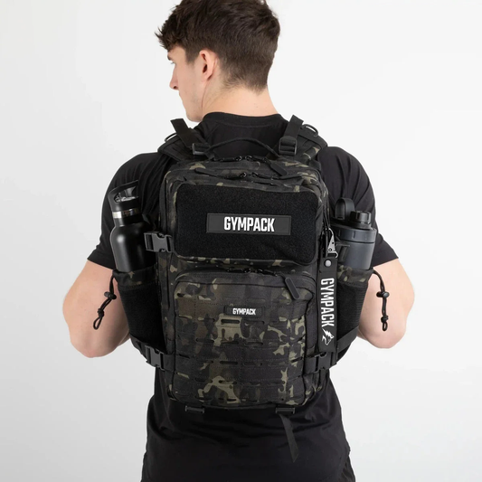 25L Gym Backpack – Black Camo | Gympack Pro