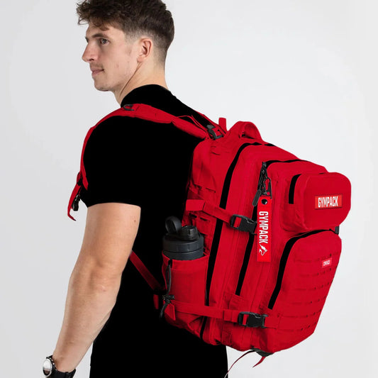 50L Gym Backpack – Red | Gympack Pro