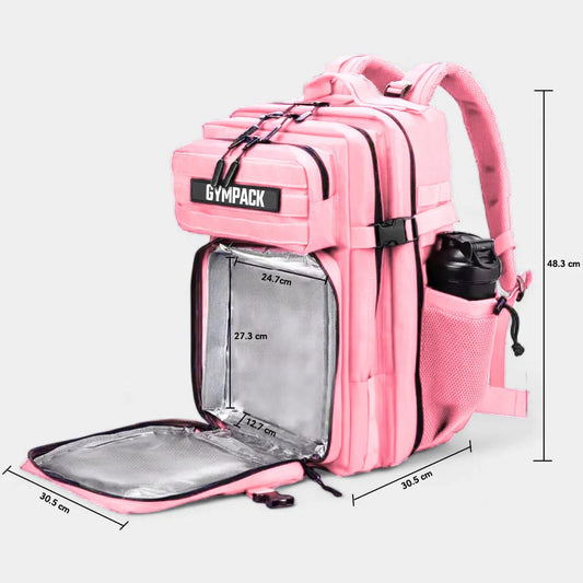 50L Insulated Backpack – Pink | Gympack Thermal