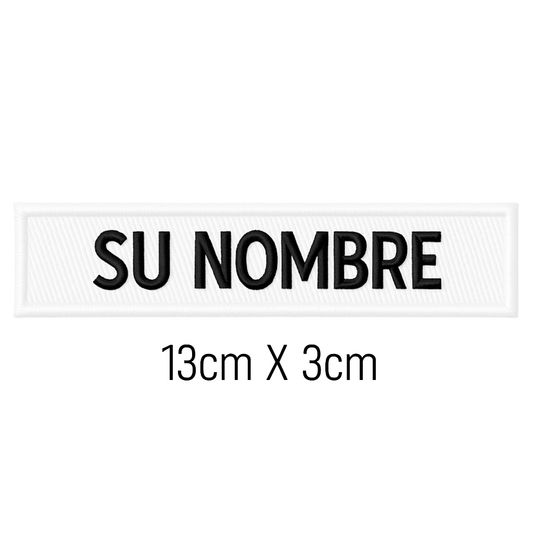 Custom Name Patch – White