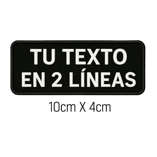 Custom Two-Line Patch